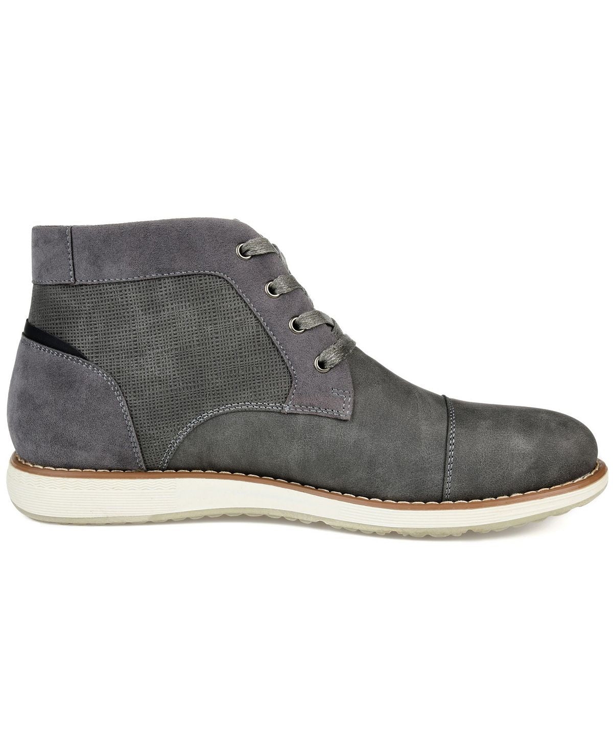 Austin Vance Co. Men's Short Toe Chukka Boots, Gray