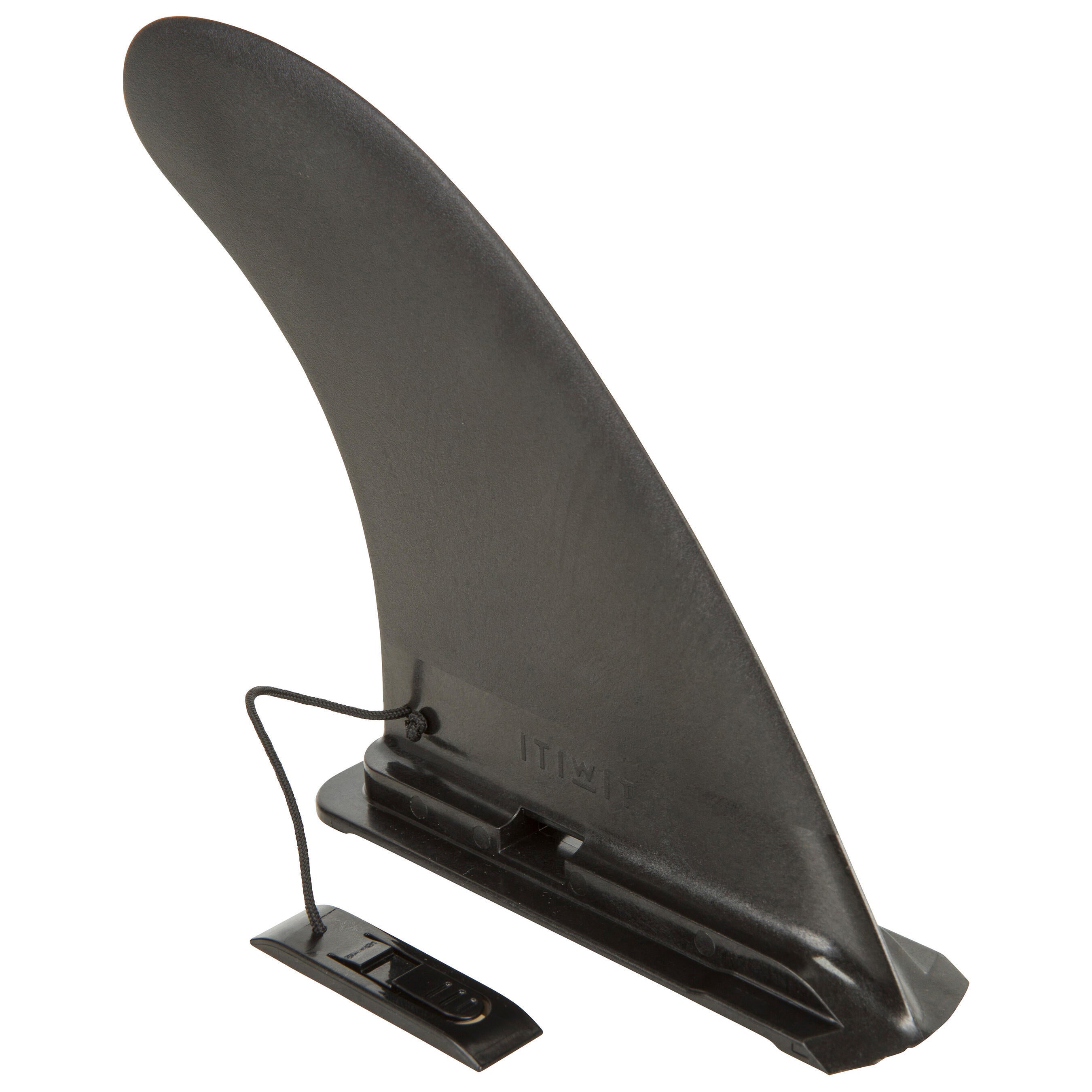 Itiwit Inflatable SUP Fin, Tool-Free, Not FCS Compatible, Black