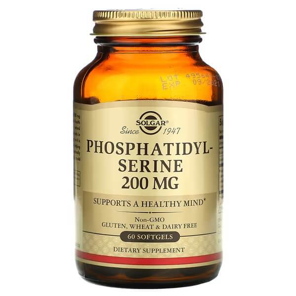 Phosphatidylserine Solgar 200 mg, 60 capsules