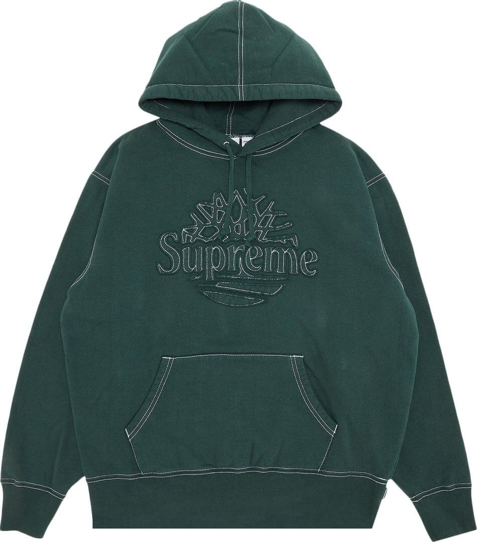 Supreme x Timberland Sweatshirt, dark green