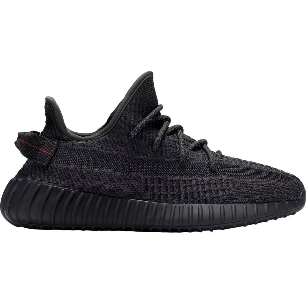 Yeezy Boost 350 V2 Black Non-Reflective Sneakers, black