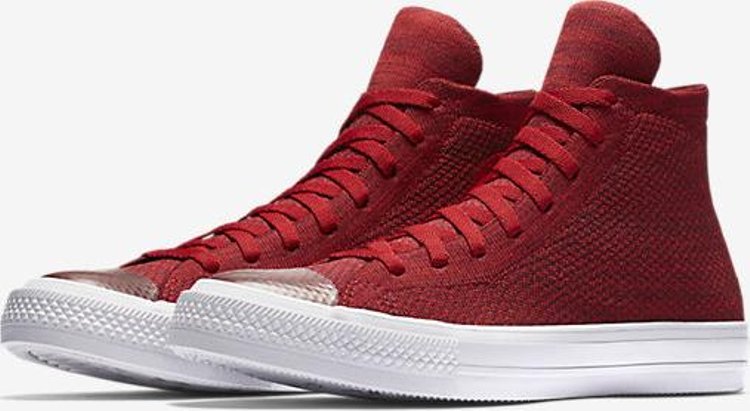 Converse Chuck Taylor All Star Flyknit Hi Red Sneakers