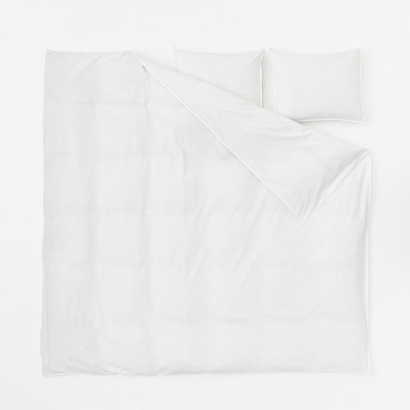 H&M Home Cotton double bed linen set, white