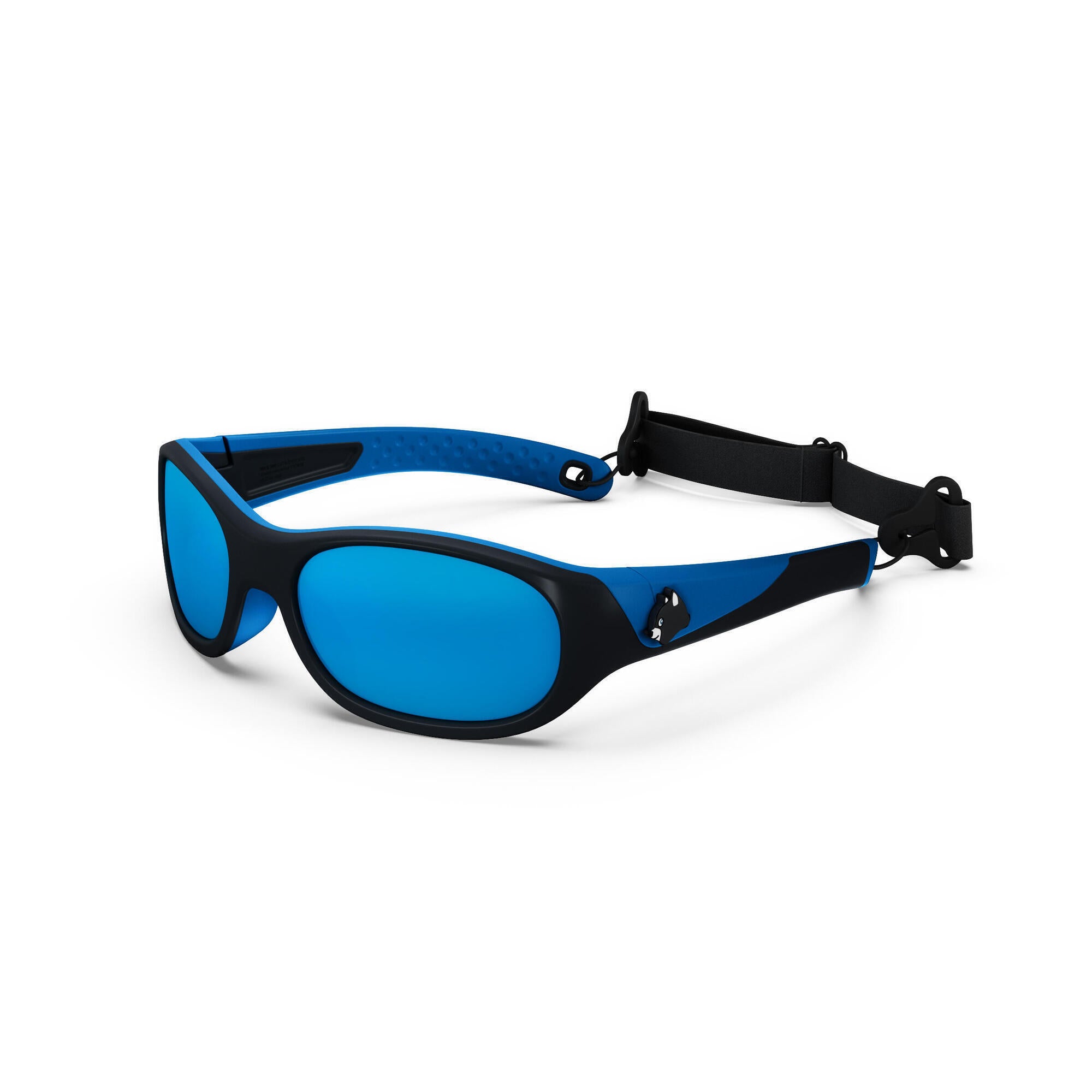 Children's sunglasses Quechua MH K140 for hiking, category 4, blue/black