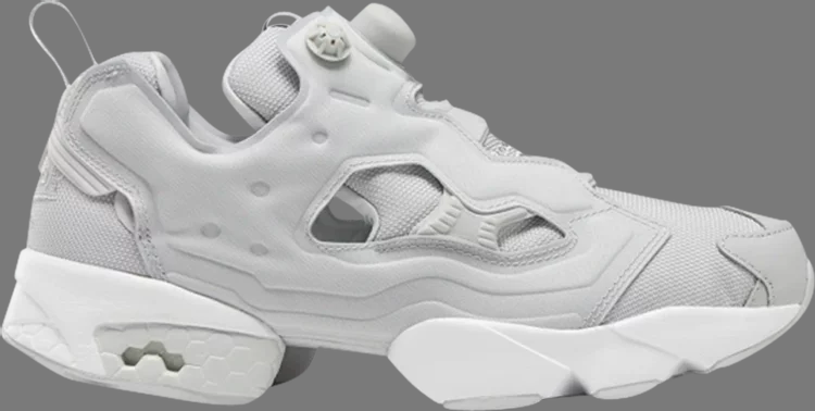 حذاء رياضي Instapump fury og 'skull grey' من Reebok باللون الرمادي