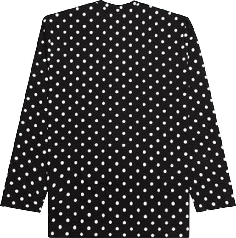 Comme des Gar?ons PLAY Polka Dot Long-Sleeve T-Shirt 'Black', black