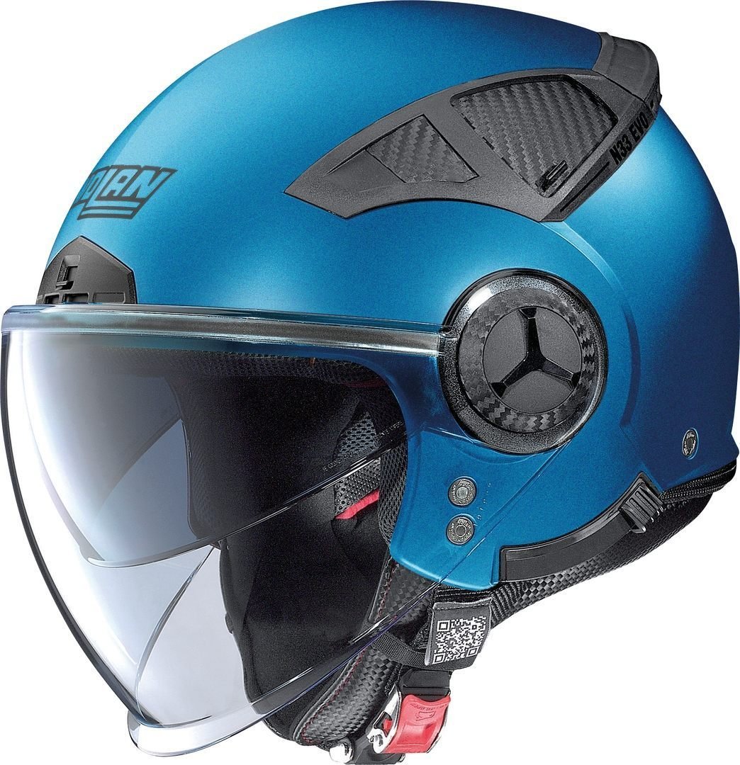 Nolan N33 Evo Classic jet helmet, blue