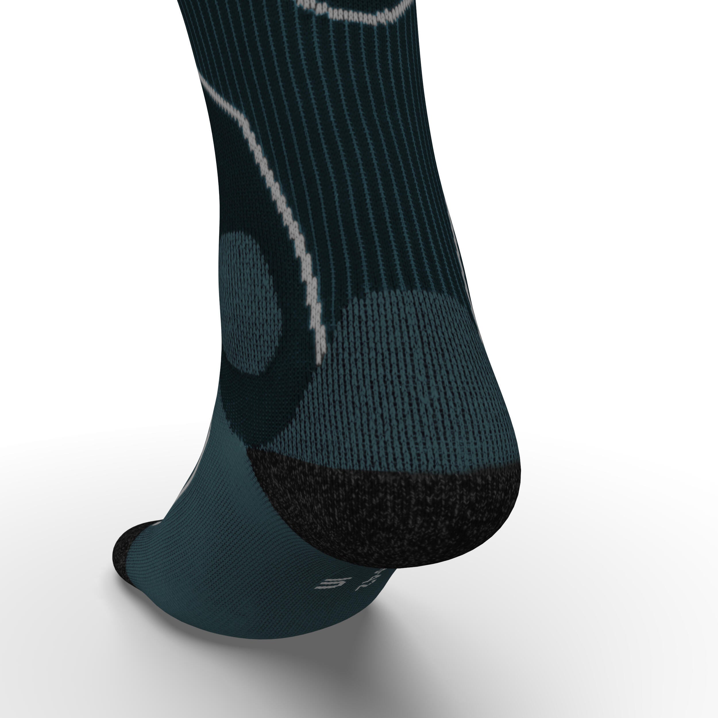 Merino wool running socks Run 900 black KIPRUN, black