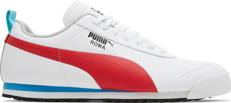 حذاء رياضي Puma Roma Game White High Risk Red، أبيض