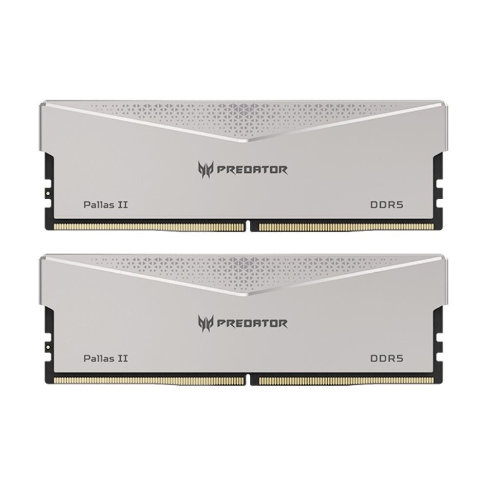 Acer Predator Pallas II memory module, 32 GB DDR5 (2 x 16GB), 6600 MHz, BL.9BWWR.383, silver