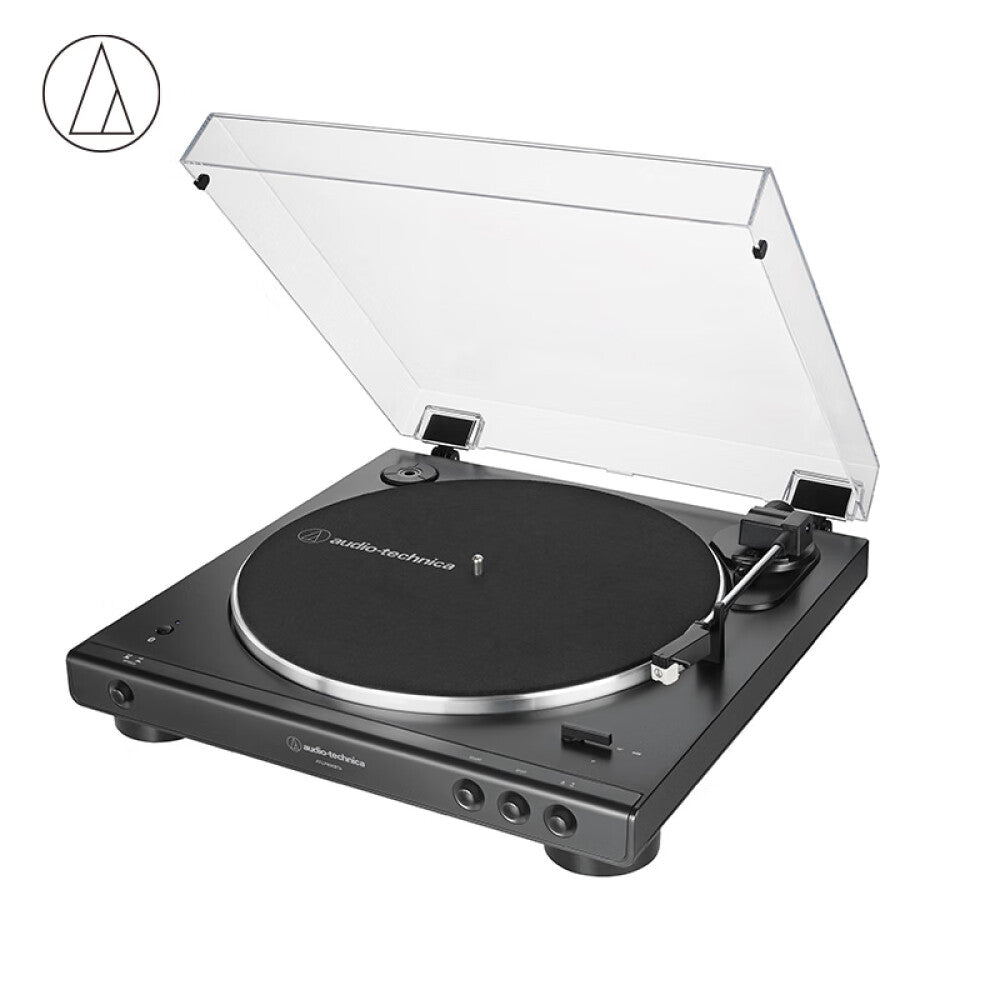 مشغل أسطوانات فينيل بلوتوث من Audio-Technica AT-LP60XBTA، أسود