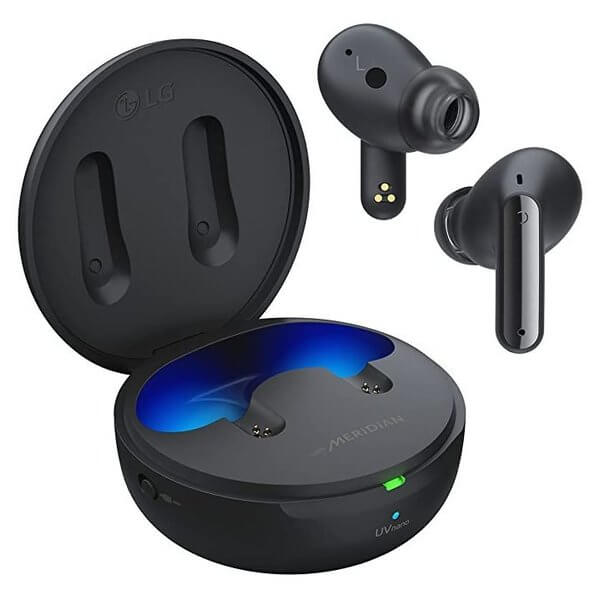 LG TONE Free FP9 Connectable and Wireless Headphones, Black