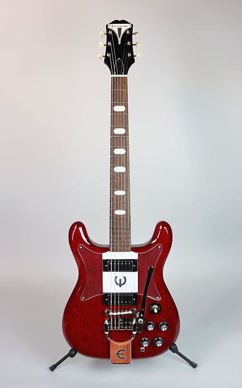 جيتار Epiphone Crestwood Custom Tremotone بلون الكرز