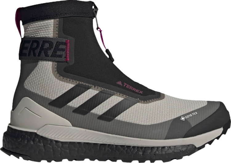 Adidas Wmns Terrex Free Hiker Colddy 'Metal Gray Black' boots, gray