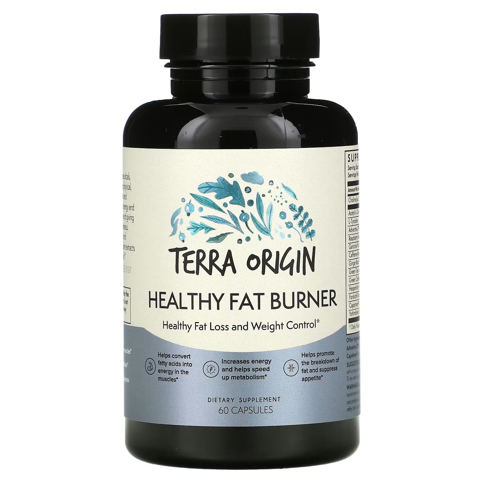 Terra Origin, Healthy Fat Burner, 60 Capsules