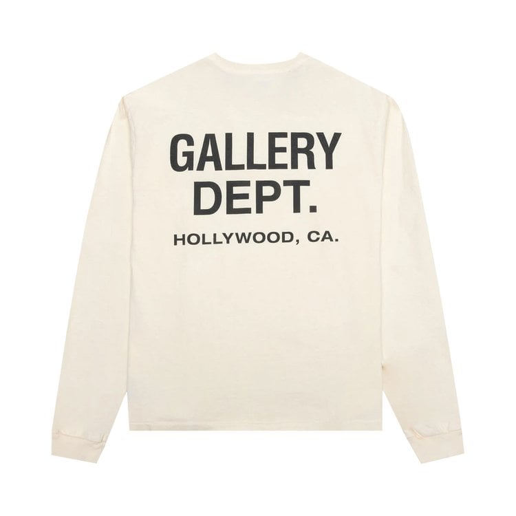 قميص Longsleeve Gallery Dept. Vintage Souvenir بأكمام طويلة "Cream"، باللون الأبيض