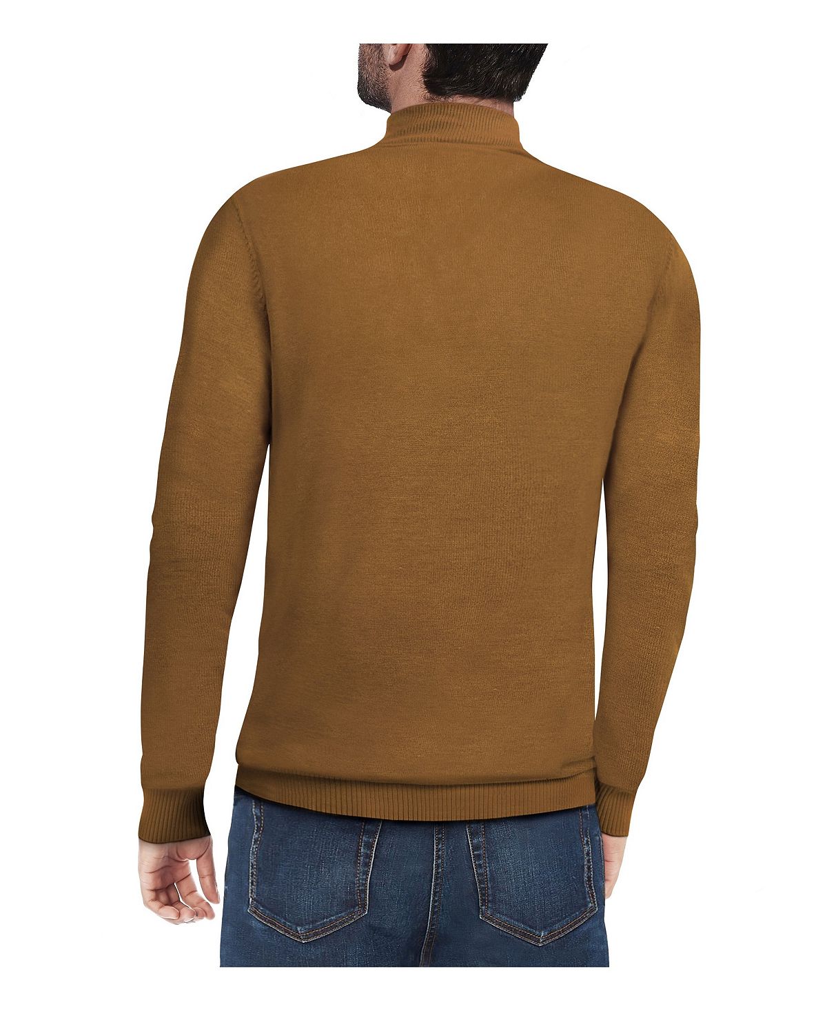 X-Ray Men's Basic Mid-Weight Stand-Neck Pullover