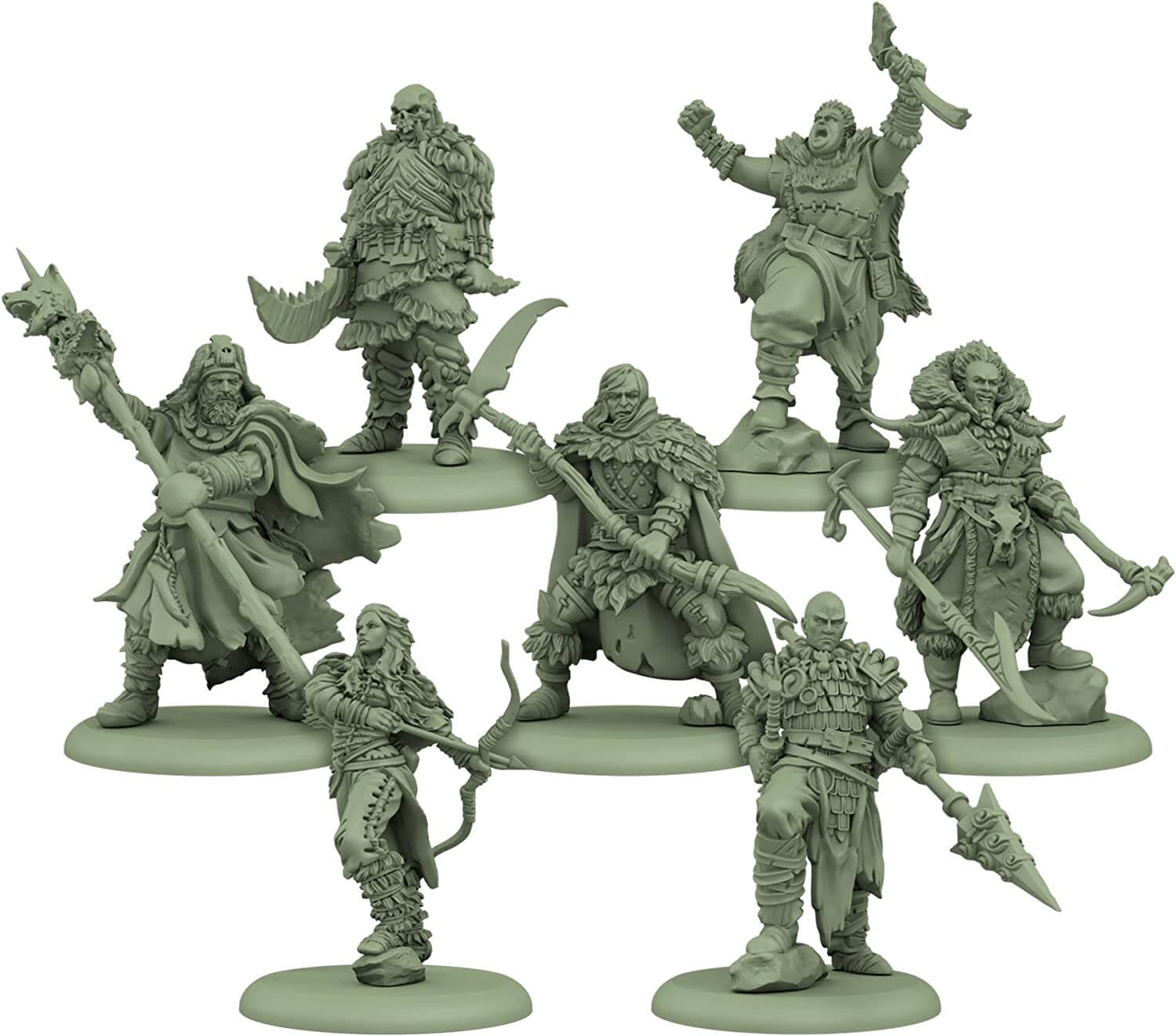 Additional set to CMON A Song of Ice and Fire Tabletop Miniatures Game, Freefolk Heroes I