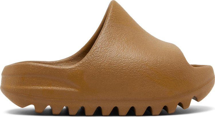 Adidas Yeezy Slide Kids 'Ochre' Sandals, Brown