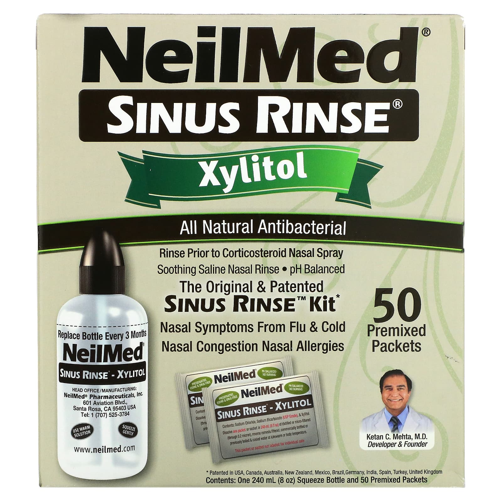 NeilMed Sinus Irrigation Set, 2 Pieces