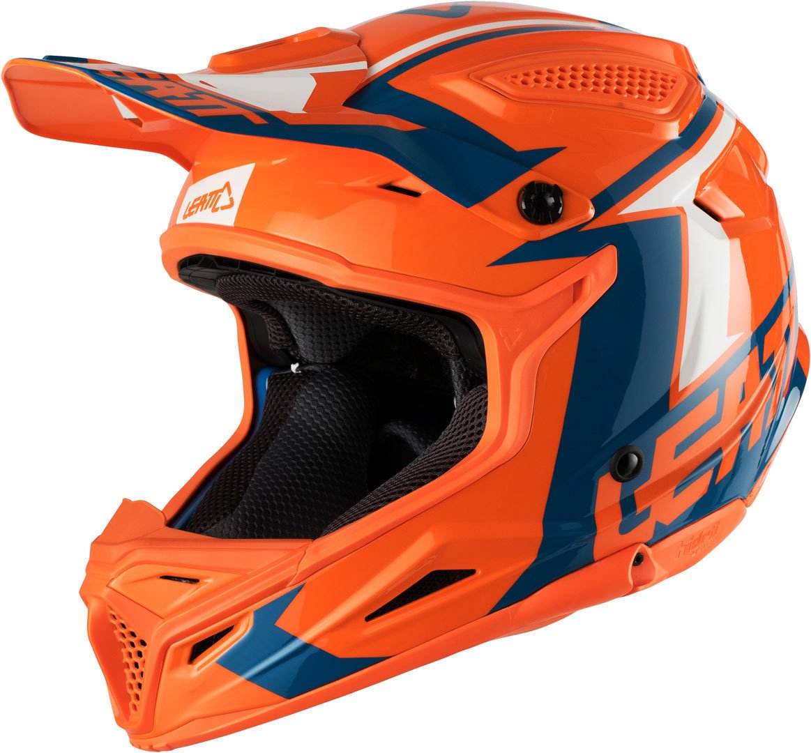 Leatt GPX 4.5 V20 Motocross Helmet, Orange/Blue