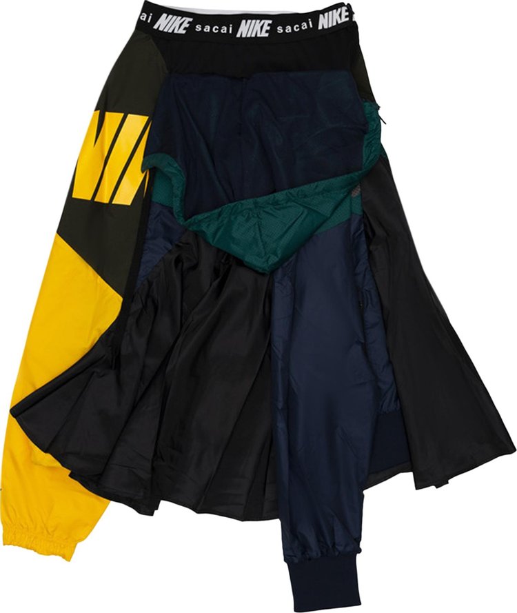 Nike Women's x Sacai Skirt 'Black/University Gold', black