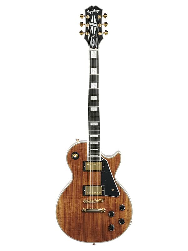 جيتار Epiphone Les Paul Custom Koa Natural EILCK NAGH3