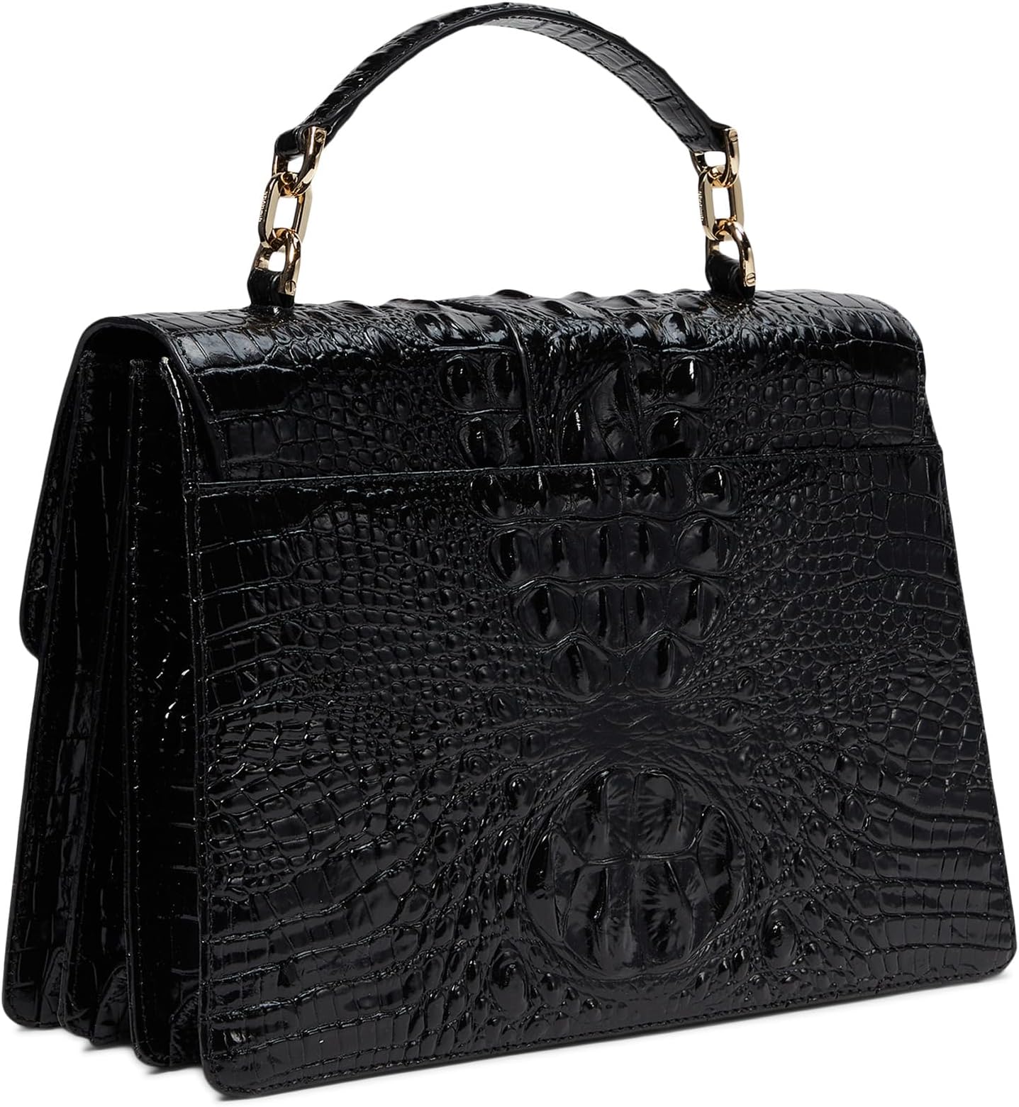 Hallie Satchel Brahmin Bag, black