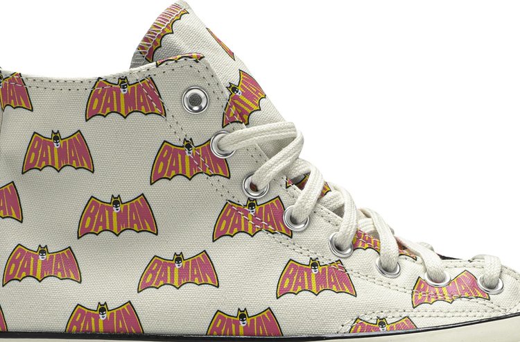 Converse Batman x Chuck 70 High 80th Anniversary Sneakers - White, Multicolor