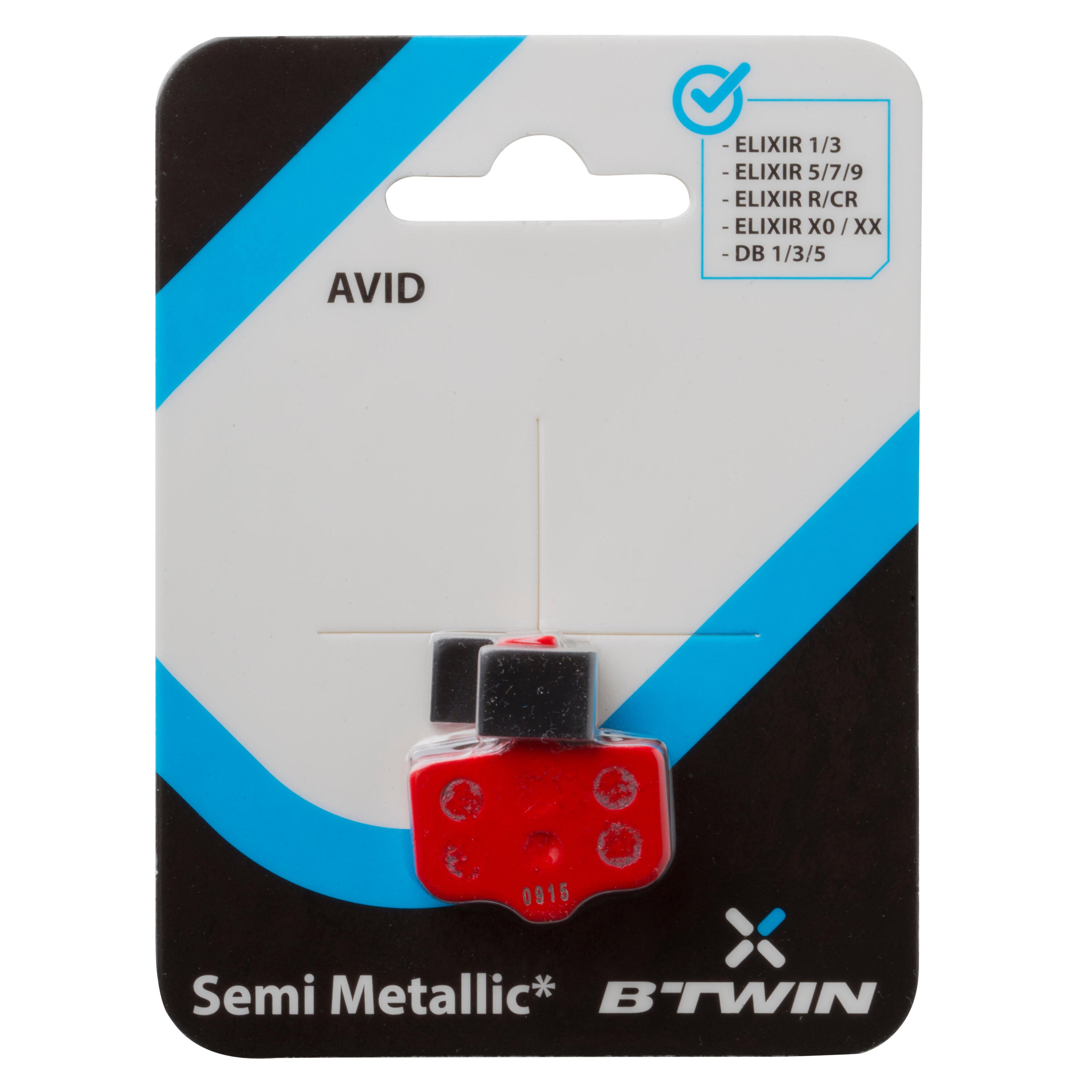 Red disc brake pads AVID ELIXIR Btwin