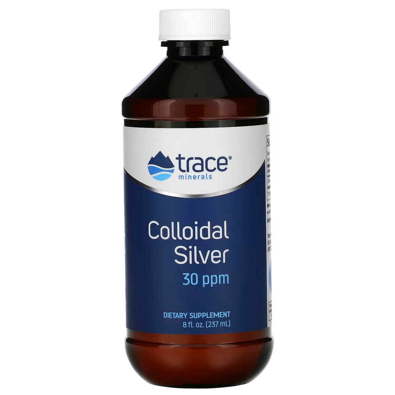 Trace Minerals Colloidal Silver, 30 ppm, 237 ml