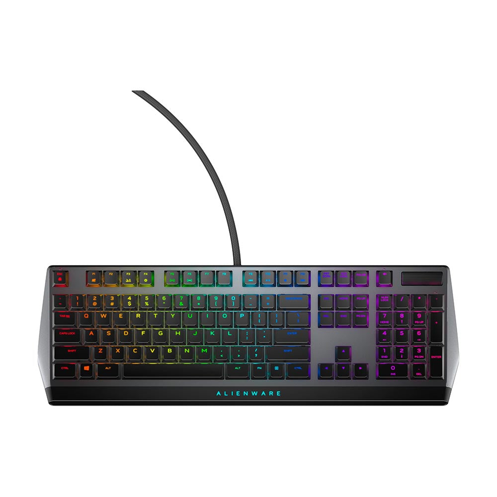 Alienware AW510K gaming wired keyboard, Cherry MX low profile Red, black, English layout