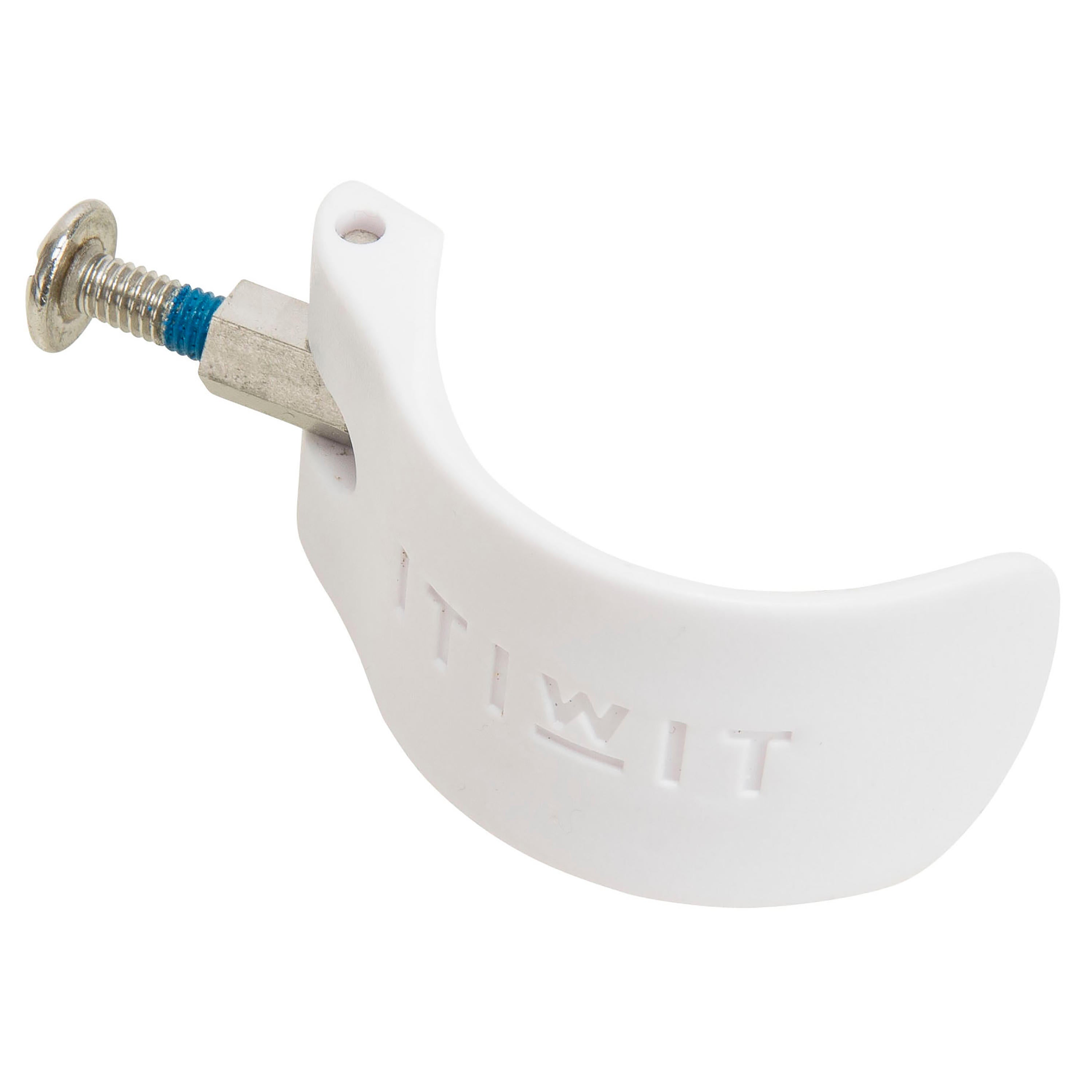 Screw mounting system for adjustable blades for kayaks and SUPs. ITIWIT, white