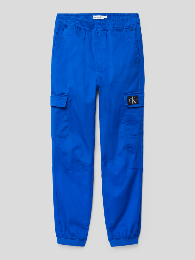 Cargo pants with label, CARGO PANTS Calvin Klein Jeans, blue