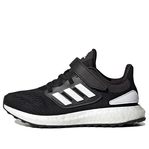 حذاء رياضي (PS) حذاء الجري Adidas Pureboost 22 "Core Black White"، باللون الأبيض