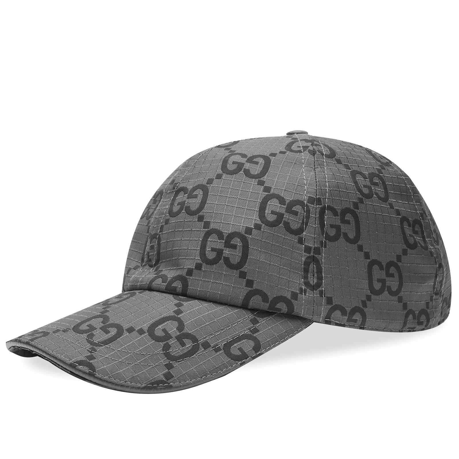 Gucci Gg Ripstop Baseball Cap, Graphite