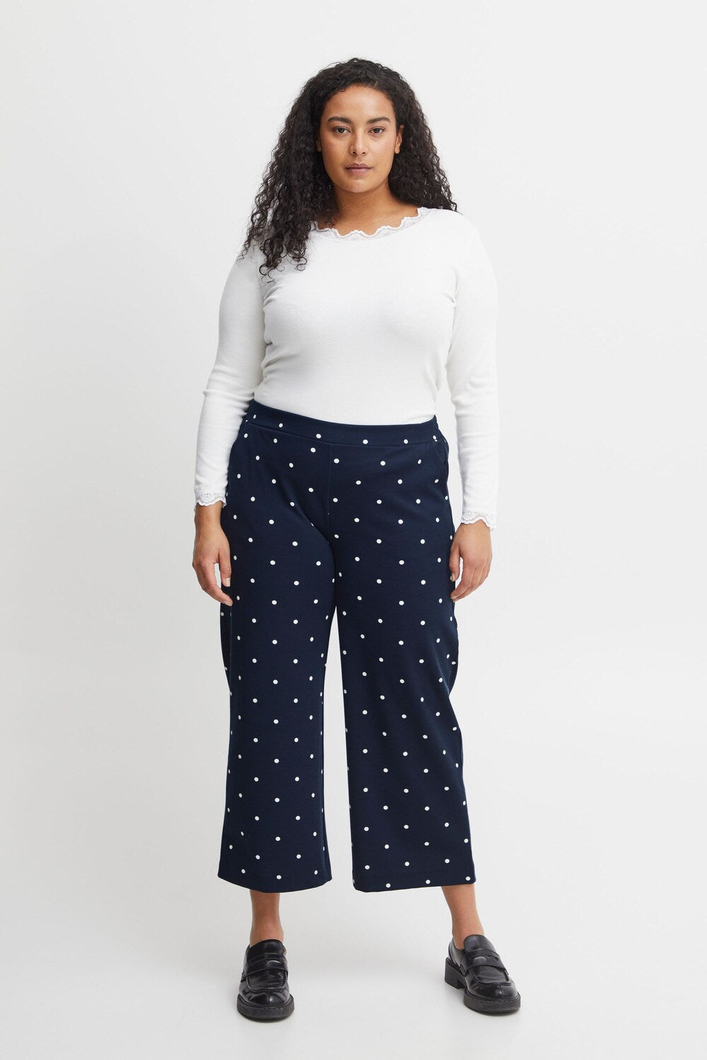 Fransa loose trousers, blue