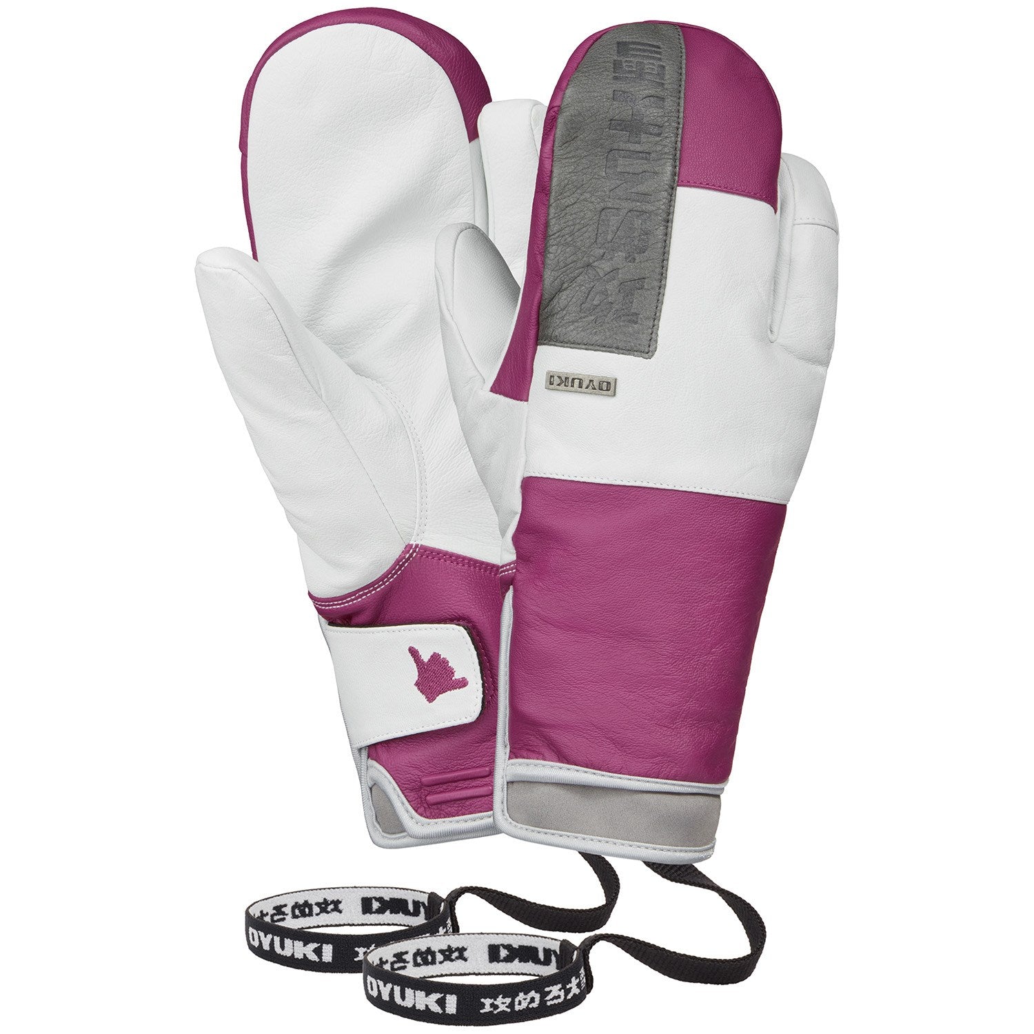 Oyuki Shaka mittens, pink