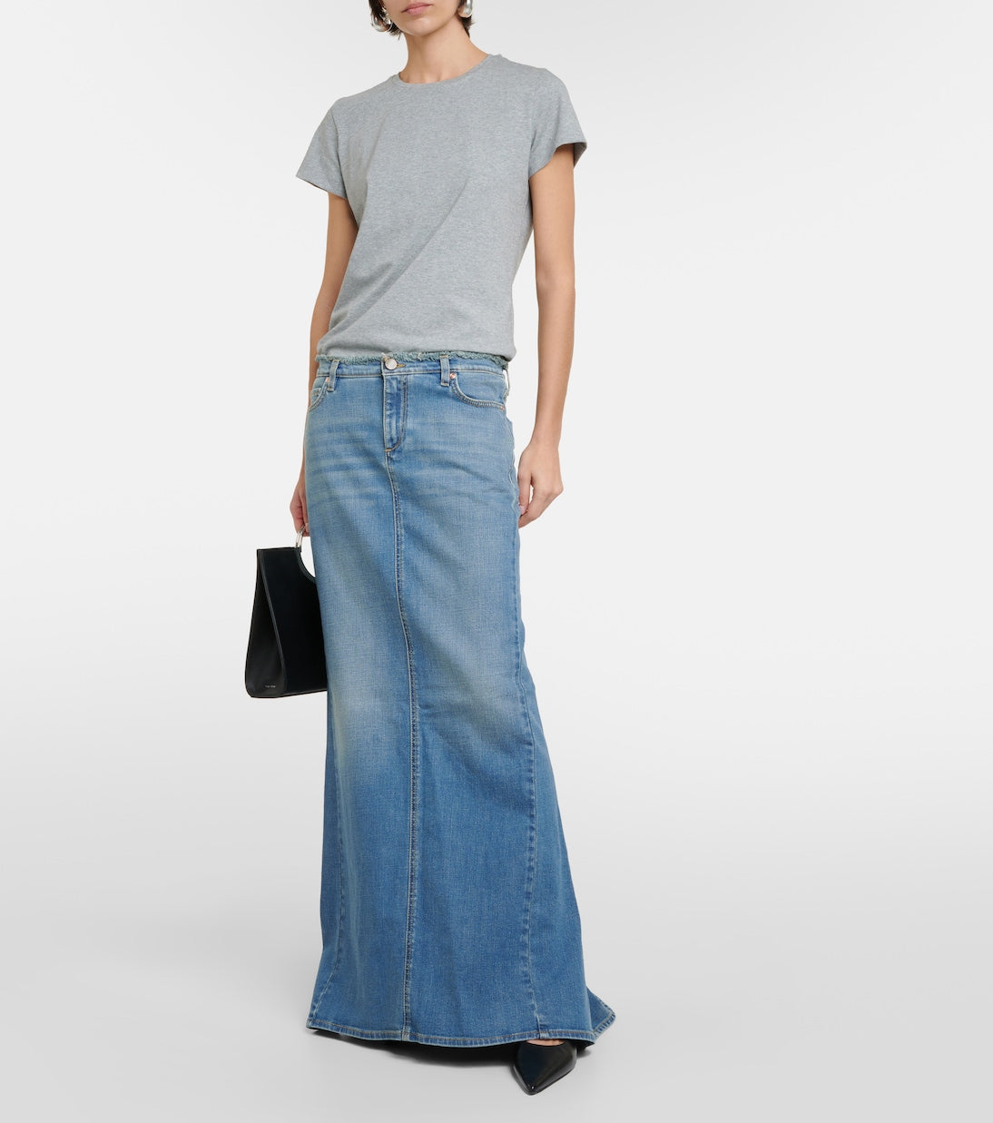 Dorothee Schumacher denim love maxi skirt, blue