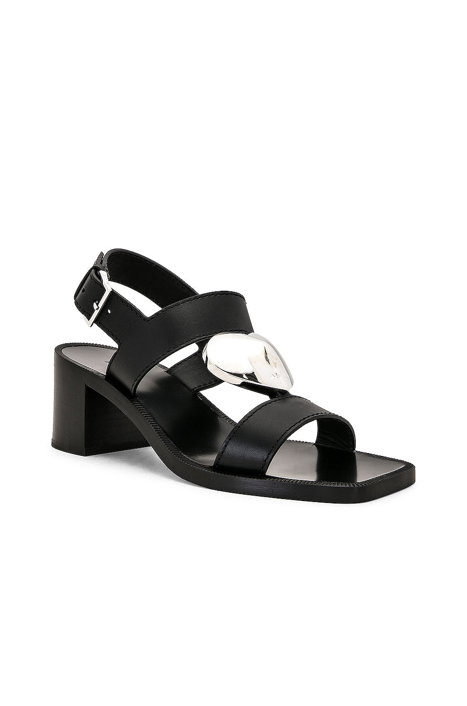 Alaïa Heart sandals, noir