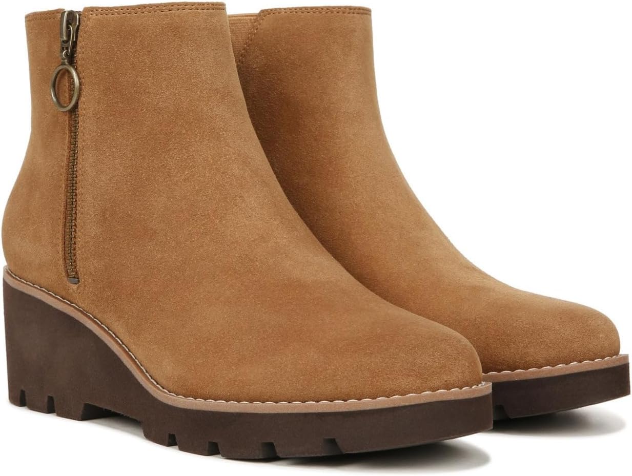 Hazal VIONIC ankle boots, Cognac Suede