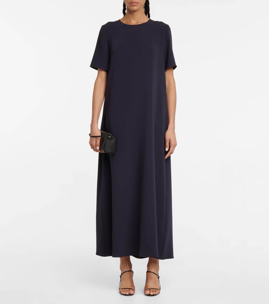 Robi maxi dress with THE ROW T-shirt, blue