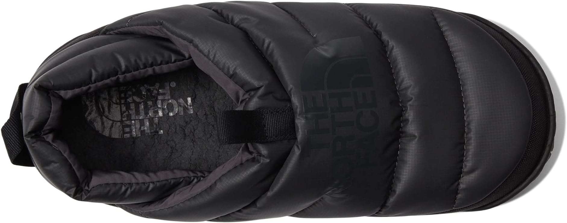 نعال Nuptse Mule The North Face باللون الرمادي الأسفلتي/TNF الأسود