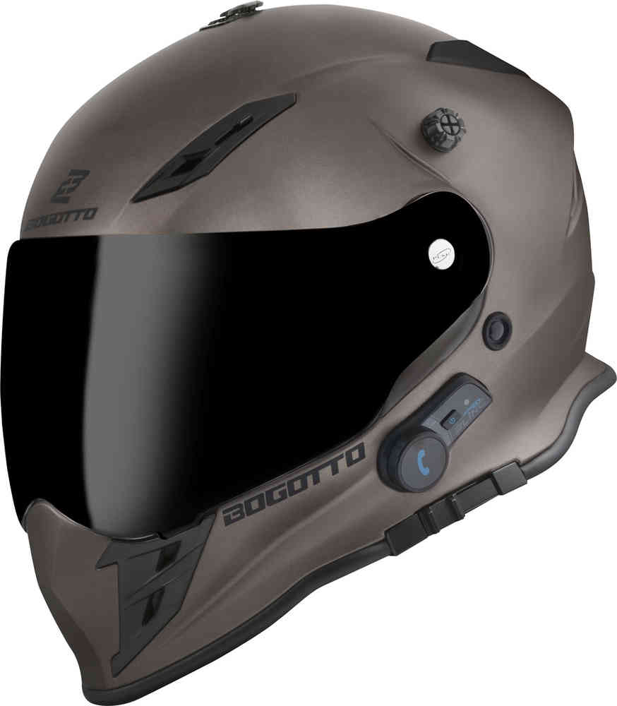 H331 BT Bluetooth enduro helmet Bogotto, brown matt