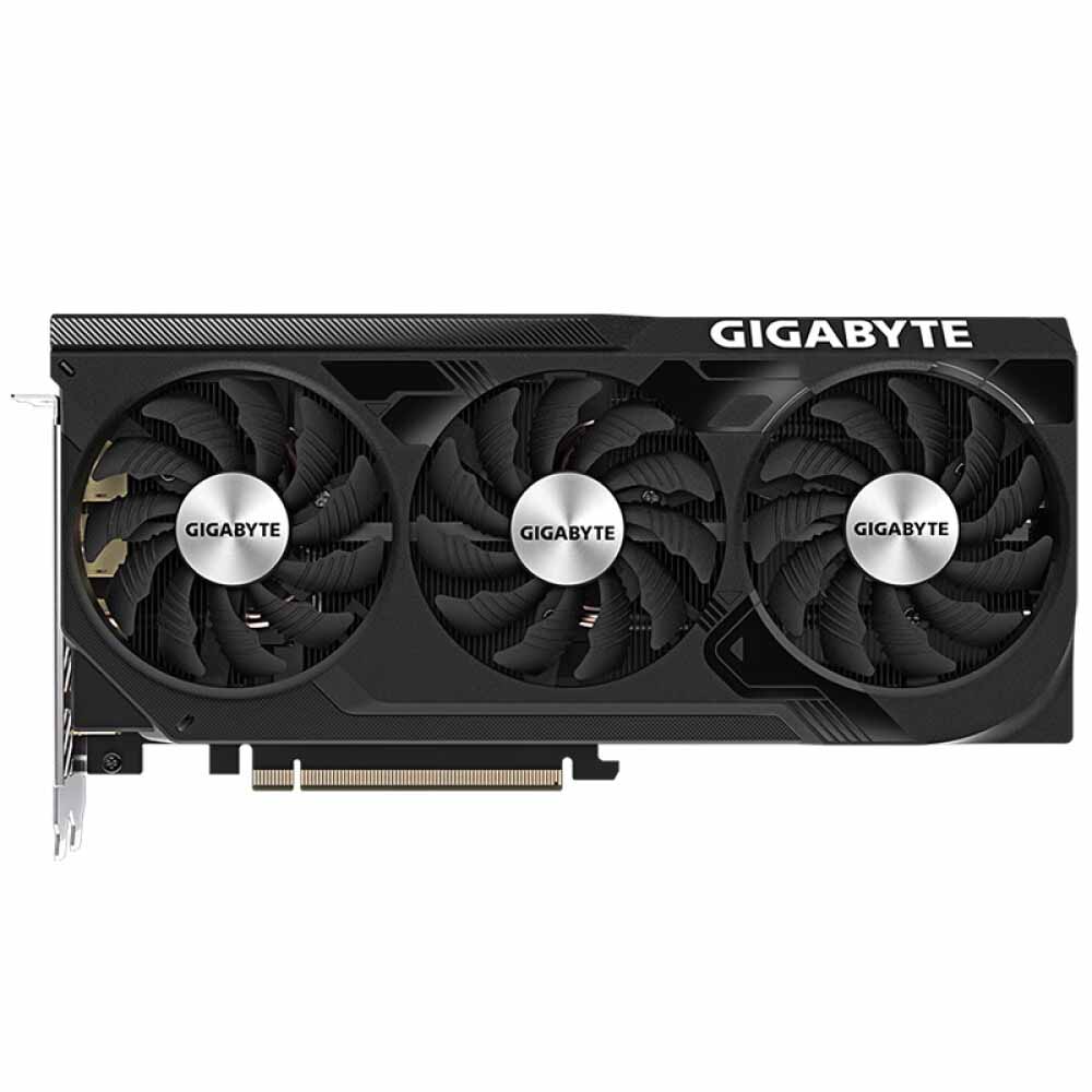 Video card Gigabyte GeForce RTX 4070 Windforce OC 12GB, GV-N4070WF3OC-12GD, black