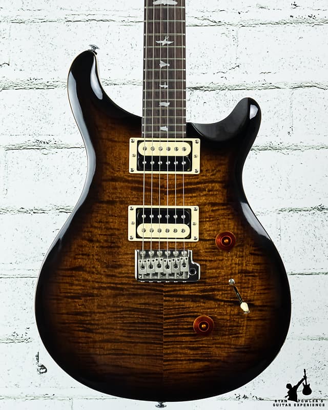 PRS SE Custom 24 Black Gold with Bag (#6482)