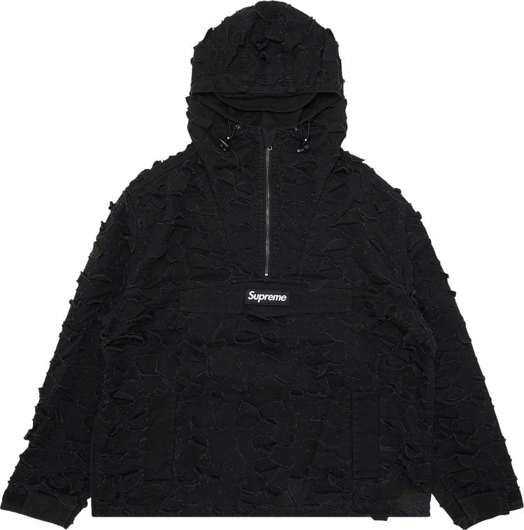 سترة Supreme x Griffin Anorak 'Black'، باللون الأسود