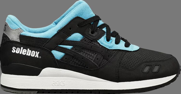 Asics solebox x gel lyte 3 'blue carpenter bee' sneakers, black