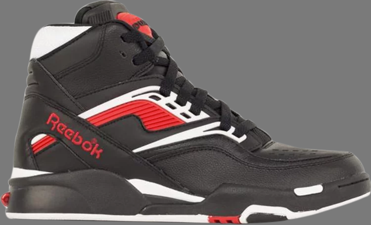 Reebok Twilight Zone Pump high top sneakers, black/red