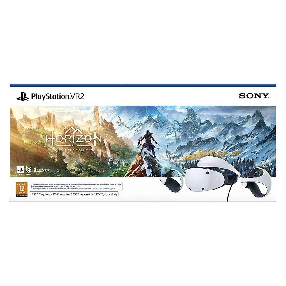 Virtual reality glasses Sony Playstation VR2 Horizon Call Of Mountain Bundle, white